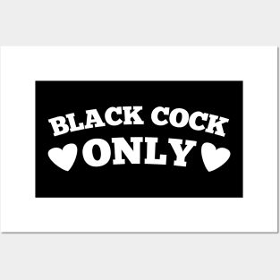 Black Cock Only Posters and Art